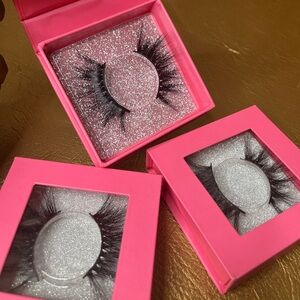 100% MINK LASHES 20MM (x3 PAIRS)